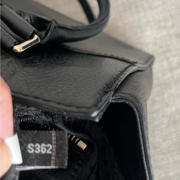 Kate Spade Black Leather Satchel with Gold Details - Picture 9 of 13